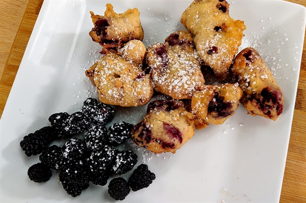 Blackberry Fritters