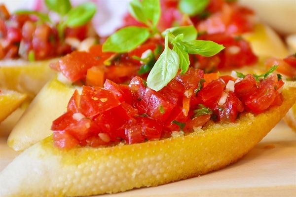 Turn fresh tomatoes into tasty bruschetta