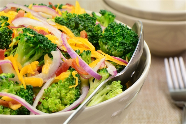 Broccoli and Cheese Salad