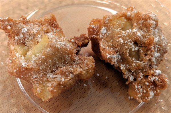 Apple Peanut Fritters