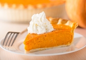 Celebrate the season with a traditional pumpkin pie