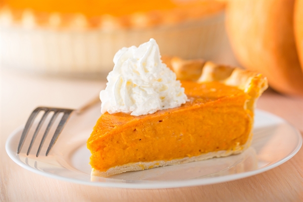 Celebrate the season with a traditional pumpkin pie