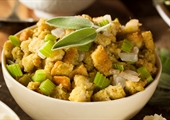 Stuffing plays a supporting role in Thanksgiving meals