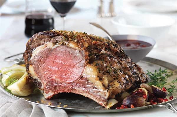 Serve an elegant rib roast at your next holiday gathering