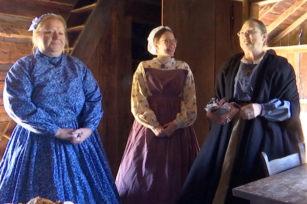 On Real Virginia: Visit a Virginia farm to see how it looked during an 1859 Christmas