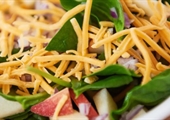 Spinach, Cheddar and Apple Salad