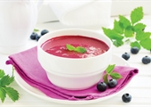 Chilled Blueberry Soup