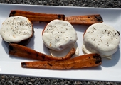 Deconstructed Grilled Eggplant Parmesan