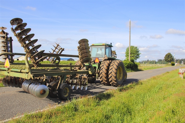 Use caution around farm equipment during fall harvest