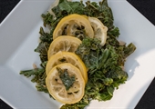 Braised Kale and Lemon