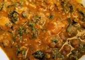Sweet Potato and Coconut Milk Stew with Lentils and Kale