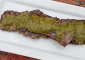 Grilled Steak with Chimichurri Sauce