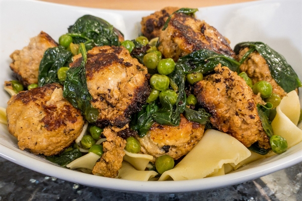 Pork Meatballs in Parmesan Broth