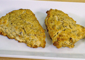 Banana Black Walnut Oatmeal Scones