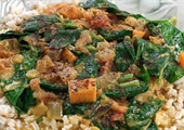 Spinach and Sweet Potato Curry