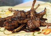 Pan Roasted Baby Lamb Chops with Provencal Glaze