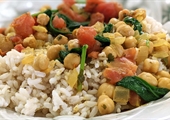 Chickpea and Spinach Curry