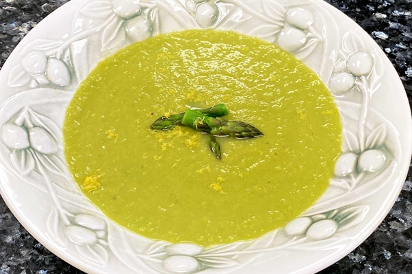 Chilled Lemony Asparagus Soup