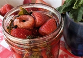 Pickled Strawberries with Fresh Herbs