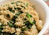 Spinach and Quinoa Pilaf