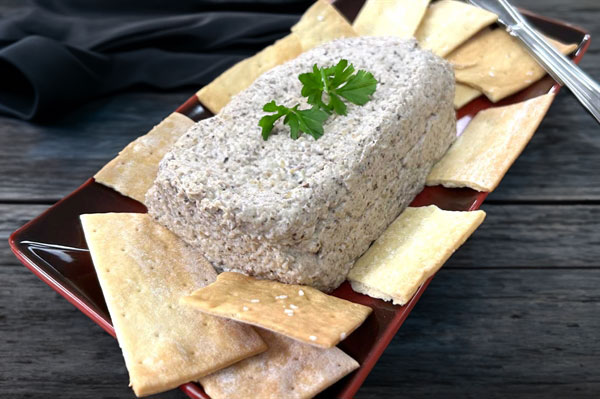 Shiitake Mushroom and Walnut “Paté”