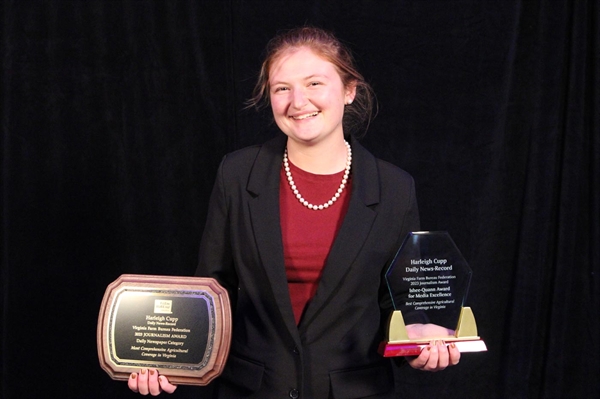 Farm Bureau honors Harrisonburg reporter with excellence award; other news professionals recognized as well