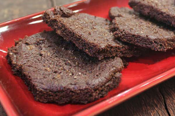 Dark Chocolate Rye Cookies