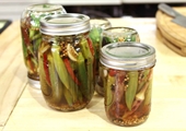 Quick-Pickled Spicy Okra