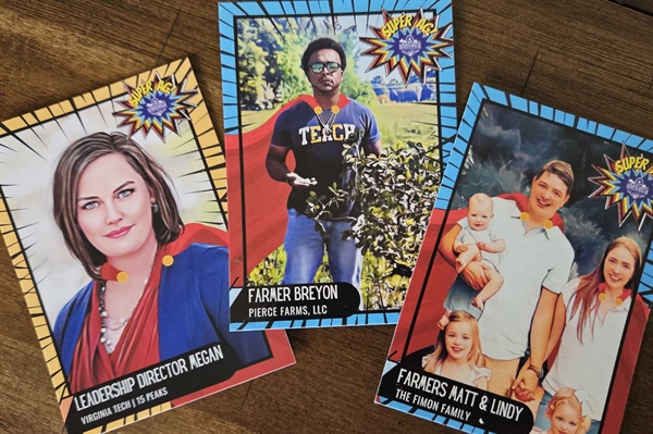 Collect 2024 Ag Superheroes trading cards at the State Fair—or check them out online