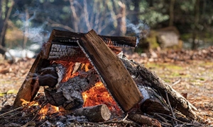 Be mindful of risks associated with outdoor burning and campfires