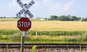 Farmers and rural motorists urged to act safely around railroad crossings