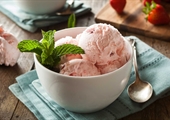 Roasted Strawberry Ice Cream
