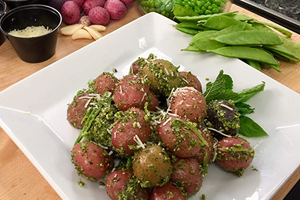 Pea and Potato Pesto Salad