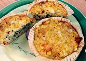 Corn and Crab Tart