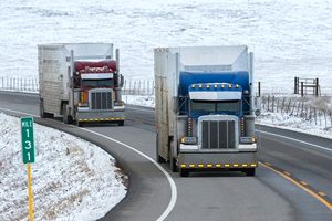 Careful driving around large trucks means everyone arrives safely