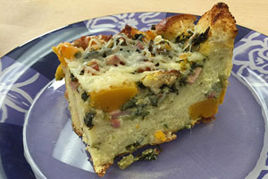 Cornbread and Pumpkin Bread Pudding