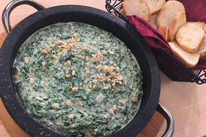 Mchicha Wa Naza Peanut and Spinach Dip