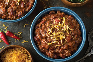 Take the edge off chilly weather with a pot of chili