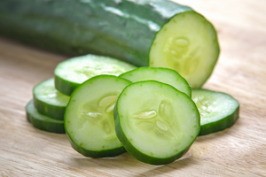 Eating cucumbers helps keep you hydrated